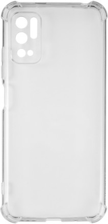 Клип-кейс RedLine Xiaomi Redmi Note 10T противоударный с усиленными углами прозрачный
