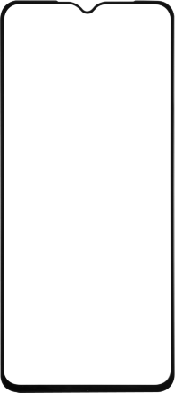 Стекло защитное RedLine для Realme C30 Черная рамка