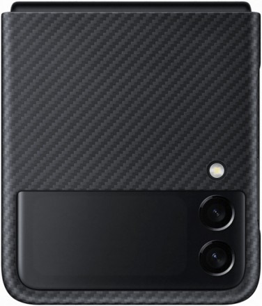 Клип-кейс Samsung Galaxy Z Flip3 Aramid Cover Black (EF-XF711SBEGRU)